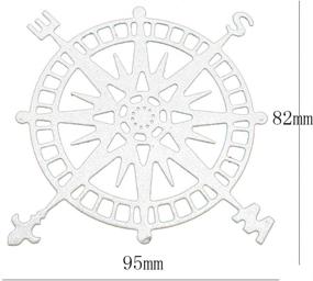 img 2 attached to Compass Stencils Scrapbooking Decorative Embossing