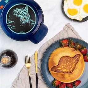 img 4 attached to 🧇 Whip Up Galactic Delights with Uncanny Brands Star Wars Yoda Waffle Maker