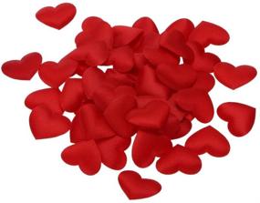 img 2 attached to ❤️ 500 Red Heart-Shaped Petal Wedding Valentines Decoration Party Supplies