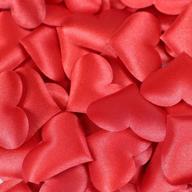 ❤️ 500 красных сердечков из лепестков для свадебного украшения дня святого валентина на вечеринке логотип