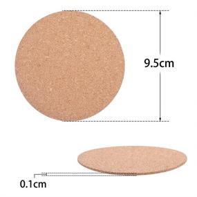 img 3 attached to 60 Pack Self-Adhesive Cork Round 3