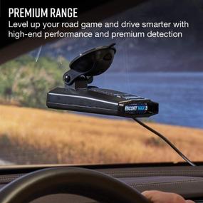 img 1 attached to 🚗 ESCORT MAX 3 Laser Radar Detector - Boosted Range, Bluetooth Connectivity, Smart Filtering, AutoLearn Technology, Voice Alerts, OLED Display, Escort Live App