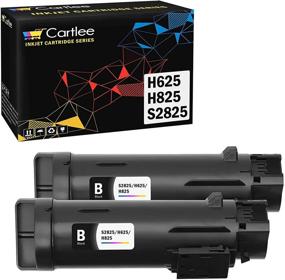 img 4 attached to 🖨️ Cartlee 2 Black High Yield Laser Toner Cartridges Replacement for Dell Printers - Compatible with H625cdw H825cdw S2825cdn