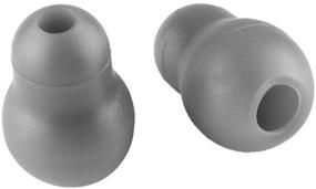 img 4 attached to Beautyflier 1 Pair Silicone Replacement Ear Tip Earbud For Littmann Stethoscope (Gray)