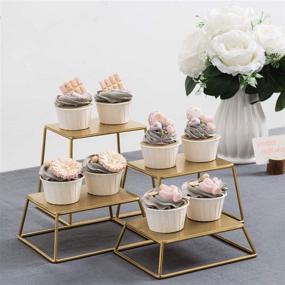 img 2 attached to 🥗 Modern Nesting Buffet Display by MyGift
