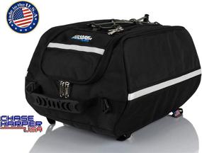 img 3 attached to Chase Harper USA 4000 Aeropac Tail Trunk: Water-Resistant, Tear-Resistant, Industrial Grade Ballistic Nylon with Adjustable Strap Mounting System – Universal Fit