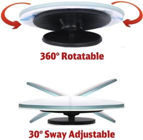 img 2 attached to Слепые зоны HOSOZAI: круглое выпуклое зеркало заднего вида диаметром 2 дюйма с широким углом регулировки - 2 штуки