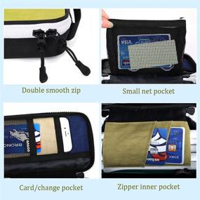 img 1 attached to 🎒 iSuperb Portable Pencil Case & Document File Bag – Versatile Travel Organizer for Stationery, Passports & More!