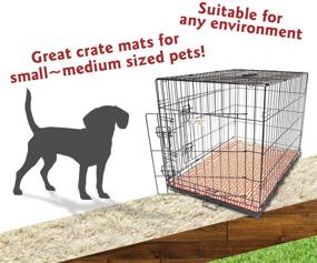 img 1 attached to 🐾 Premium Comfort for Your Canine: Discover Majestic Pet Towers Crate Dog Bed Mat