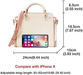 img 3 attached to 👜 Women's Handbags: Top Handle, Adjustable Crossbody Messenger, with Wallets and Satchels