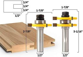 img 3 attached to Tongue Router Adjustable Milling Woodworking