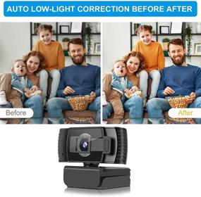img 1 attached to 📷 Atheta AutoFocus Webcam with Microphone - HD 1080P, Privacy Cover, USB, PC Computer Desktop Laptop Web Camera for Live Streaming, Zoom, Video Call, Online Meeting, Gaming