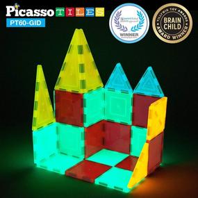 img 1 attached to 🧩 Enhance Learning and Creativity with PicassoTiles Construction Interlocking Educational Development Set