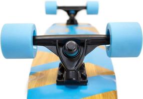 img 1 attached to 🎋 Bamboo Super Cruiser Longboard Skateboard