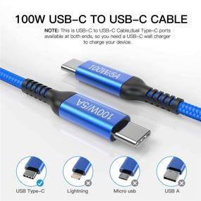 img 3 attached to Extra Long 15 FT USB C to USB C Charger Cable - Fast Charging for PS5 Controller, Samsung Galaxy Note 10/S21/S20, Pixel 4/3/2, MacBook Pro 16/13 inch