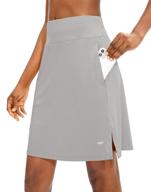 viodia upf50+ athletic tennis golf skirt for 🏌️ women - knee length skorts skirts, ideal casual summer skirts логотип