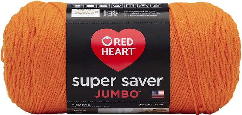 Red Heart Super Saver Jumbo Yarn Acrylic 14 oz In Royal Blue 744 yards no  dye