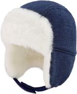 🎩 boys' accessories - keepersheep ushanka earflap trooper trapper hats & caps for enhanced seo logo