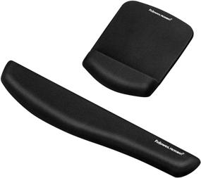 img 3 attached to 💤 Fellowes PlushTouch Wrist Rest: Advanced FoamFusion Technology - Black (9252101)