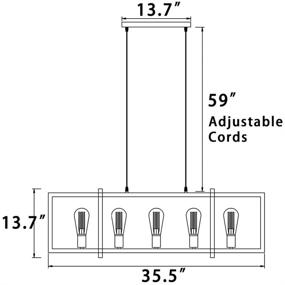 img 2 attached to Кухонная подвесная люстра Industrial Lighting