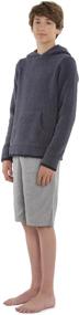 img 1 attached to Barefoot Dreams Youth CozyChic Hoodie: Unmatched Comfort and Casual Style in Soft Polyester