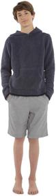 img 3 attached to Barefoot Dreams Youth CozyChic Hoodie: Unmatched Comfort and Casual Style in Soft Polyester