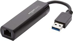 img 4 attached to 🔌 Amazon Basics USB 3.0 Ethernet Adapter for High-Speed Internet Connection (10/100/1000 Gigabit)