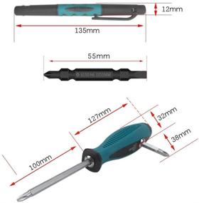 img 1 attached to MNELLIUZYI Отвертка двойного назначения Многоцелевое техническое обслуживание