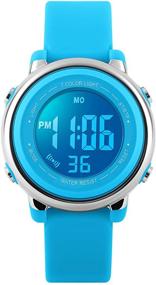 img 4 attached to Function Waterproof Stopwatch Digital Wristwatch – Girls' Watches for Everyday Use