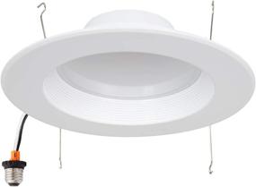 img 3 attached to 🔆 Maxxima Dimmable LED Retrofit Downlight Fixture - 18W, 1300 Lumens, 6-Inch, 4000K Neutral White, Energy Star, Equivalent to 120W, E26 Adapter