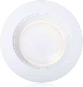 img 2 attached to 🔆 Maxxima Dimmable LED Retrofit Downlight Fixture - 18W, 1300 Lumens, 6-Inch, 4000K Neutral White, Energy Star, Equivalent to 120W, E26 Adapter