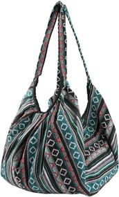 img 4 attached to 🌈 Everyday Rainbow Women's Handbags & Wallets - Comfortable Shoulder Groceries