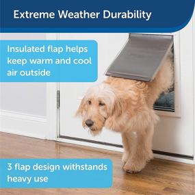 img 2 attached to 🚪 Medium PetSafe Extreme Weather Door in White