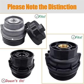 img 1 attached to 🔧 THIKPO 3/8 inch 64mm 14 Flute Oil Filter Wrench for 2.5-5.7L Engines with Toyota's Cartridge Style Oil Filter System, Oil Filter Cap Removal Socket Tool for Toyota, Lexus, and Scion