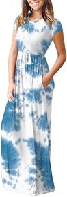 img 2 attached to VIISHOW Dresses Pockets Dye XX Large Women's Clothing in Dresses