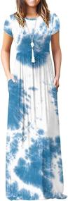 img 3 attached to VIISHOW Dresses Pockets Dye XX Large Women's Clothing in Dresses