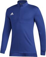 adidas team issue quarter zip top sports & fitness logo