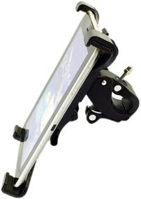 img 4 attached to Convenient 7-11'' Universal Tablet Holder: Perfect for Stationary Bike, Treadmill, Elliptical, Spin Bike, Microphone 📱 Stand, and Indoor Exercise Equipment - Ideal for Apple iPad, iPad Mini, iPad Air, iPad Pro/Samsung Tab