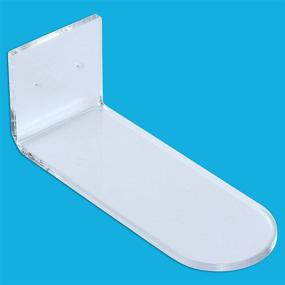 img 1 attached to Maximize Your Shoe Display with X-FLOAT Clear Floating Sneaker Shelves (Set of 6) - Wall Mounted Solution