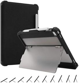 img 4 attached to 📱 Black Protective Cover for Compatible iPad 9.7