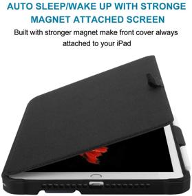 img 2 attached to 📱 Black Protective Cover for Compatible iPad 9.7