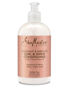 img 1 attached to 🥥 Shea Moisture Coconut and Hibiscus Curl and Shine Combination Set - Ultimate Hair care Package for Defined Curls, Includes 13 oz. Shampoo, 13 oz. Conditioner, and 8 oz. Curl and Style Milk