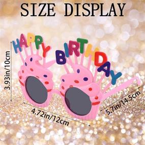 img 1 attached to 🎉 Fegdyi Birthday Sunglasses for Pairs