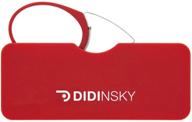 didinsky frameless reading glasses for men and women with pocket hard case – stylish and comfortable prescription eyewear for optimal vision. fashionable red magnifying glasses for reading (+1.5 strength) – orsay logo