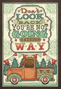 img 1 attached to 🧵 Design Works Crafts Inc. Don't Look Back, 8'' x 12'' Counted Cross Stitch Kit, 8"x 12", Multicolor - Improved SEO-friendly Product Name