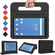 bmouo kids case, onn 7 inch tablet case, shockproof lightweight protective handle stand for onn 7 inch tablet model 100005206 - black logo