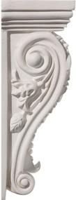img 1 attached to 🏰 Ekena Millwork COR05X03X08ED 5 1/4-Inch Edinburgh Corbel in White - Enhanced Support and Elegance for Your Space!