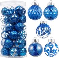christmas ornaments shatterproof decorative decorations logo