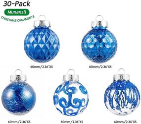 img 1 attached to Christmas Ornaments Shatterproof Decorative Decorations