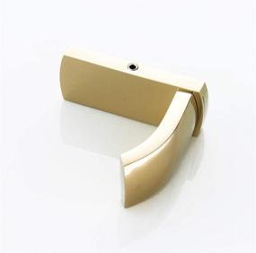 img 2 attached to Polished Gold Brass Wall Mounted Flybath Coat Hook Towel Robe Hooks for Bathroom Kitchen